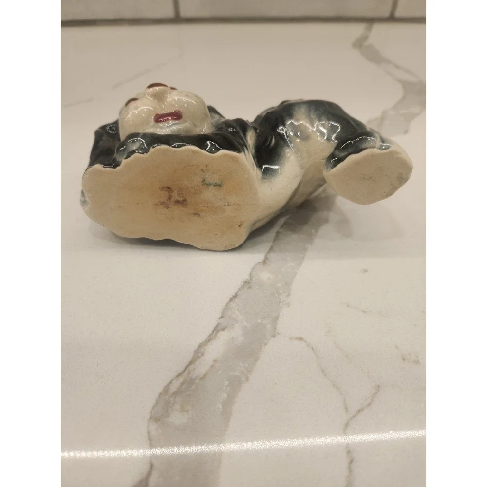 Vintage 1950s Shawnee Blue-Green Puppy Dog Cocker Spaniel Air Freshener Figurine